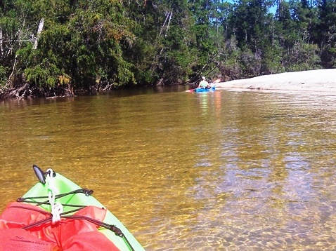 paddling Juniper Creek, Panhandle