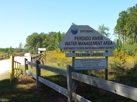 Fillingim Landing, Perdido river