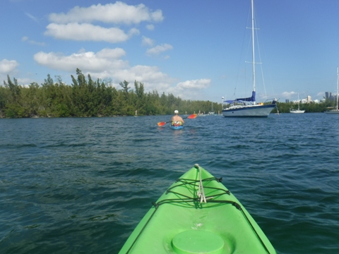 paddle Oleta River, south Florida