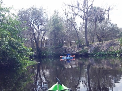 paddle Shell Creek, south Florida